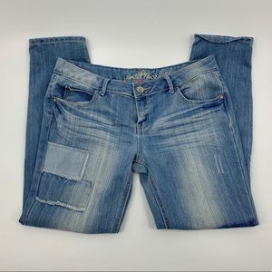 Almost Famous Patchwork Denim Jeans